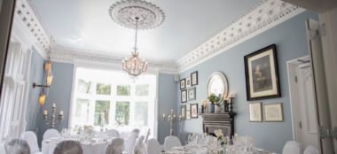 Blue Lounge Ceremony Layout At Gay Friendly Manchester Wedding Venue Didsbury House Via The Gay Wedding Guide 380X174