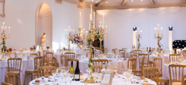 Spring Wedding Breakfast Layout At Tv Wedding Venue Shepperton Studios A Unique Wedding Venue Berkshire 380X174
