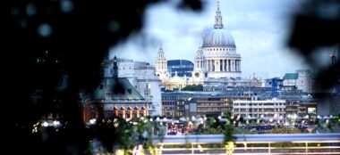View Of St Pauls At The Deck Unique Wedding Venue London Southbank National Theatre Gay Wedding Guide 380X174
