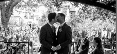 Gay Wedding At The Olde Bell Inn Hurley Gumpoldskirchen Wedding Photographer Twickenham Via Gay Wedding Guide 1 380X174