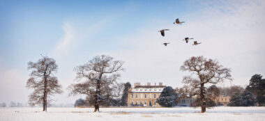 House Snow And Geese At Gay Friendly Leicestershire Wedding Venue Stapleford Park Via The Gay Wedding Guide 1 380X174