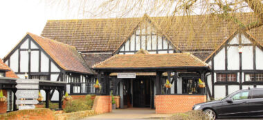 Essex Barn External At The Chicester Hotel Barn Wedding Venue Essex Gay Wedding Guide 1 380X174