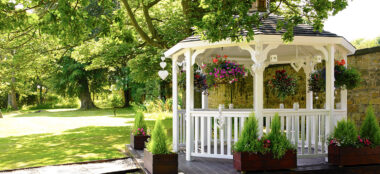 Gosforth Park Wedding Pagoda Gay Wedding Guide 1 380X174