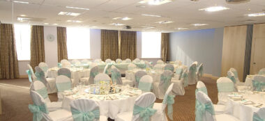 Wedding Reception Layout Blue At Daresbury Park Country House Wedding Venue Warrington Gay Wedding Guide 1 380X174