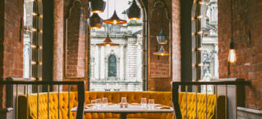 Table Booth At Cafe Parisen Luxury Wedding Venue Belfast Gay Wedding Guide 1 380X174