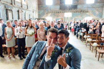 10 Dave And Matts Gay Wedding At Number 90 Hackney Wick Wedding Photography Same Sex Gay Lgbt 3 5 344X230