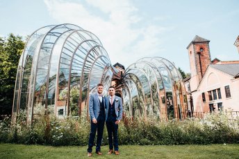 1000 Lee And Simon Gay Wedding At Bombay Sapphire Distillery Gay Wedding Guide Image By This And That Photography 1 1 5 344X230
