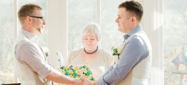 1440 Holding Hands At Danny And Andy Real Gay Wedding Image Copyright Dk Ashton Photography Via Gay Wedding Guide 2 380X174
