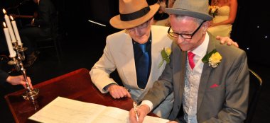 1440 John And Gareth Humanist Ceremonies Gay Lesbian Wedding Celebrant Via Gay Wedding Guide 6 380X174