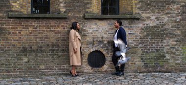 1440 Pigeons Flying Standing Opposite Allison And Naomi Engagement Shoot Copyright Hazel Buckley Photography Via The Gay Wedding Guide 6 380X174