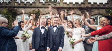 1440 Sam At His Gay Wedding Photos Confetti Shower Image Copyright Shooting Pixels Featured On The Gay Wedding Guide 3 380X174