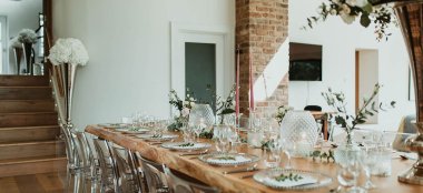 2 Wedding Breakfast At High Leases Diy Wedding Venue Yorkshire Gay Wedding Guide 1 9 380X174
