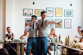 28 Dave And Matts Gay Wedding At Number 90 Hackney Wick Wedding Photography Same Sex Gay Lgbt 113 3 5 344X230