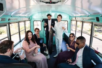3 Bus To Alex And Havens Gay Wedding Long Island Gay Wedding Guide Image By Caroline Rochetta 1 5 345X230