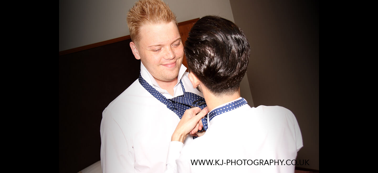 4 Jake and Ryan gay wedding at Stanneylands Hotel Cheshire copyright KJ Photography 3 5