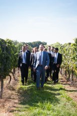 4 Party Arrival At Alex And Havens Gay Wedding Long Island Gay Wedding Guide Image By Caroline Rochetta 1 5 153X230