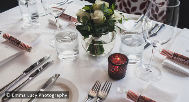 4 table decor for michael gordon wedding at Drakes hotel brighton via the gay wedding guide copyright Emma Lucy Photography 3 5