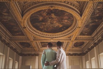 5 X Reubens Ceiling At Jai And Milan Gay Wedding Banqueting House Palace Gay Wedding Guide 1 5 344X230