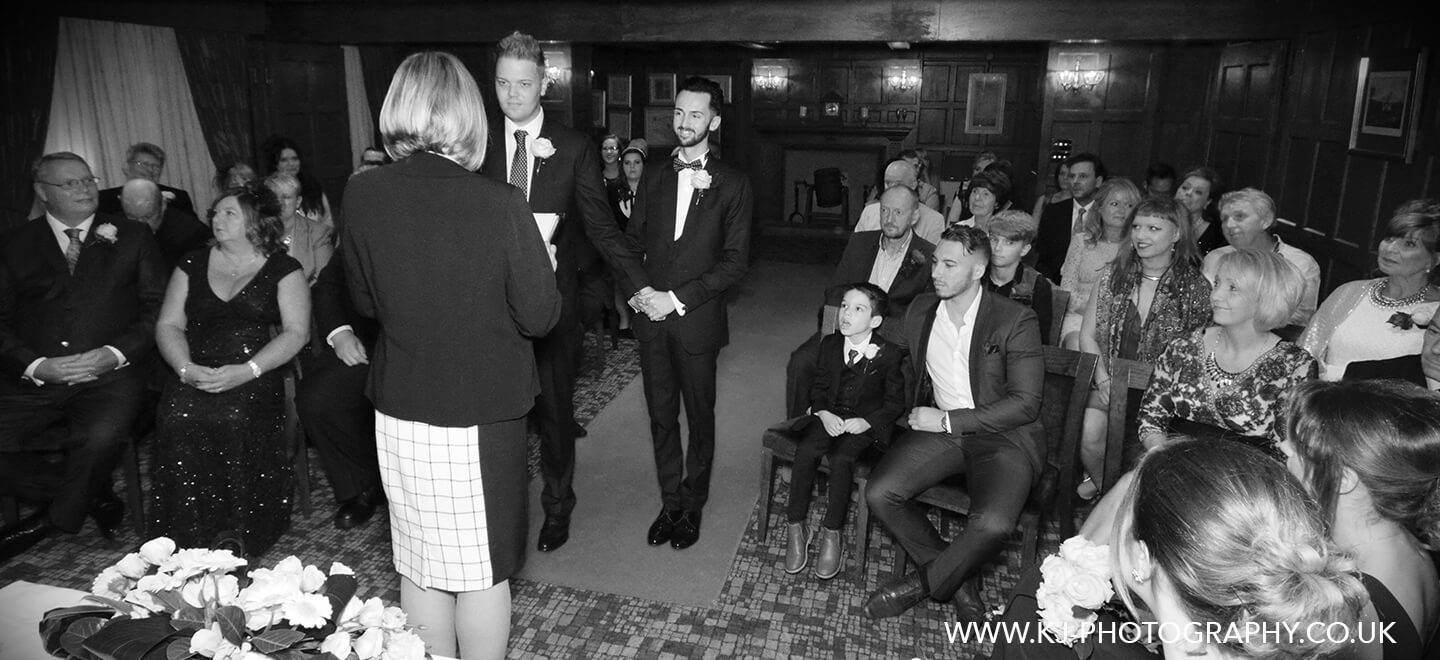 6 Jake and Ryan gay wedding at Stanneylands Hotel Cheshire copyright KJ Photography 3 5