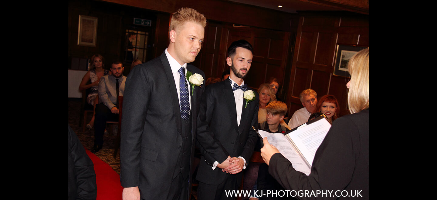 7 Jake and Ryan gay wedding at Stanneylands Hotel Cheshire copyright KJ Photography 3 5
