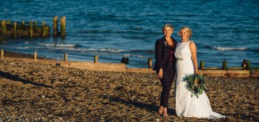8 Worthing Wedding Lesbian Seaside Venue 9 379X179