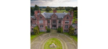 Aerial View Of Dorfold Hall Nantwich Gay Wedding Venue Cheshire Via The Gay Wedding Guide 9 380X174