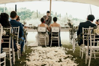 Agnese And Gaia Ceremony At Their Lesbian Wedding Photography Frank Cattuci Photo Via Gay Wedding Guide 1 5 344X230
