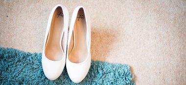 Ale And Eva Real Lesbian Wedding White Shoes Image Copyright Paola De Paola Photography Via The Gay Wedding Guide 3 5 380X174