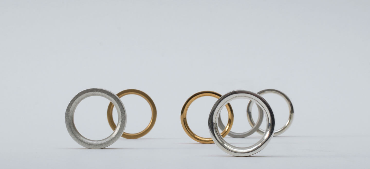 Alice Made This gold silver white gold platinum palladium wedding rings for same sex couples via the gay wedding guide 6