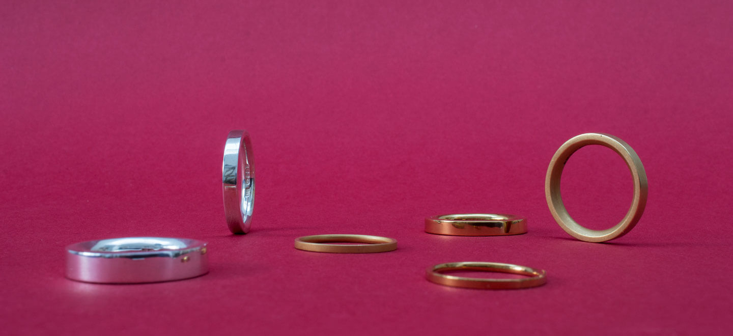 Alice Made This gold white gold platinum palladium wedding rings for same sex couples via the gay wedding guide 6
