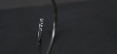 Alice Made This Personalised Silver Bracelet Wedding Gift For Same Sex Couples Via The Gay Wedding Guide 6 380X174