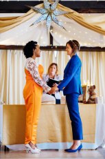 Anna Steph Saw Vows Lesbian Wedding Ideas Image By Marianne Chua Ltd Via The Gay Wedding Guide 2 5 153X230