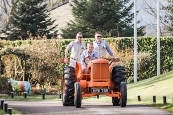 Arriving By Tractor At Danny And Andy Real Gay Wedding Image Copyright Dk Ashton Photography Via Gay Wedding Guide 2 5 344X230