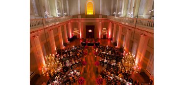 Banqueting House Dining View A Royal Palace Wedding Venue In London Via The Gay Wedding Guide 9 380X174