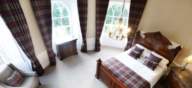 Bedroom At Drumtochty Castle Wedding Venue Scotland Via The Gay Wedding Guide 9 380X174