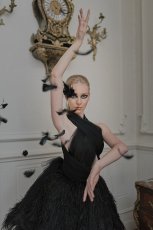 Black Dress Swan Lake Wedding Shoot Styled Via Gay Wedding Guide 8 153X230