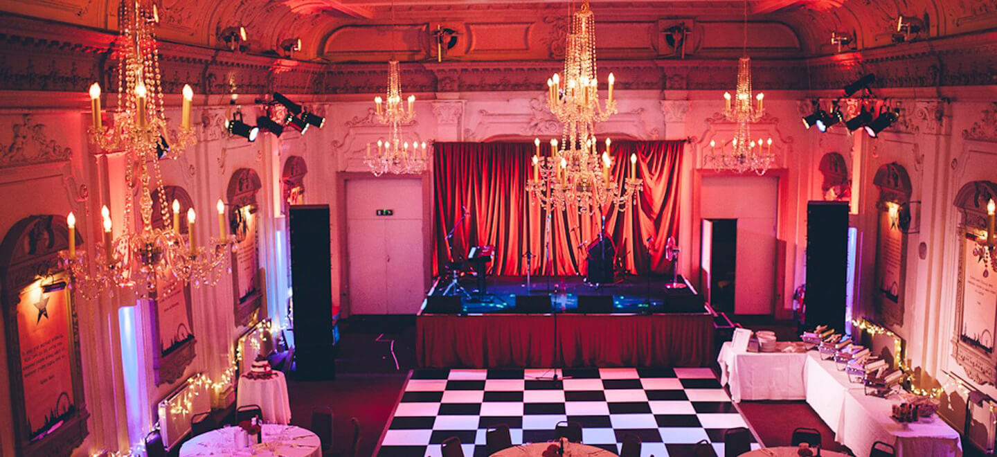 Bush Hall Music London Gay Wedding Venue W12 Wedding Venue London reception stage 9