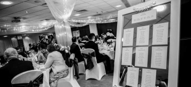 Busy Wedding Reception At Macdonald Hotels Wedding Venue Manchester Gay Wedding Guide 9 380X174
