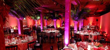 Cabana Wedding Tgheme Atmuseum Of London Docklands City Museum Wedding Venue London Tropical Reception Layout Gay Wedding Guide 9 380X174
