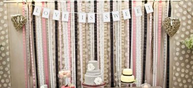 Cake Area At Mercure Nottingham Wedding Venue Gay Wedding Guide 9 380X174