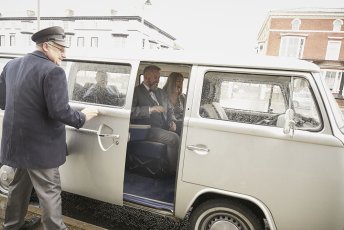 Camper Van Transport For Gay Wedding Of Rory And Colin Image By Hoult Photography Via Gay Wedding Guide 1 5 344X230