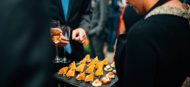 Canapes At Historic Building Wedding Venue Ordsall Hall A Wedding Venue In Salford Via The Gay Wedding Gudie 9 380X174