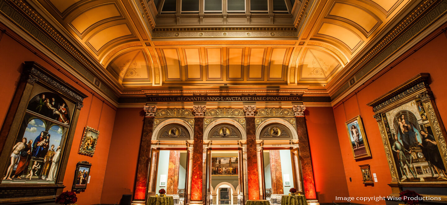 Central hall at the National Gallery wedding venue central London gay wedding Guide 9
