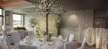 Centrepieces At Quay Hotel Wedding Venue Wales Gay Wedding Guide 9 380X174