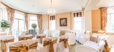 Ceremony Layout At The Petersham Hotel A Gay Wedding Venue Surrey Featured On The Gay Wedding Guide 9 380X174