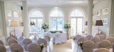 Ceremony Layout At Cotswold Wedding Venue Cotswold House Hotel Gloucestershire Gay Wedding Guide 9 380X174