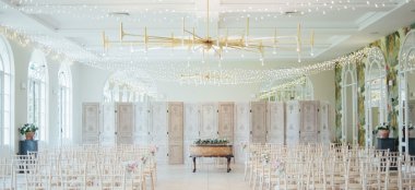 Ceremony Layout At Deer Park Romantic Wedding Venue Devon Gay Wedding Guide Image By Liberty Pearl Photography 9 380X174