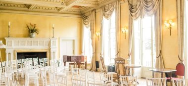 Ceremony Layout At Hampton Court House Country House Wedding Venue Surrey Gay Wedding Guide 9 380X174