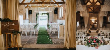 Ceremony Layout At Healing Manor Country House Wedding Venue Lincolnshire Gay Wedding Guide 9 380X174