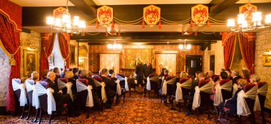 Ceremony Layout At Langley Castle Wedding Northumbria Uk Via The Gay Wedding Guide 9 380X174